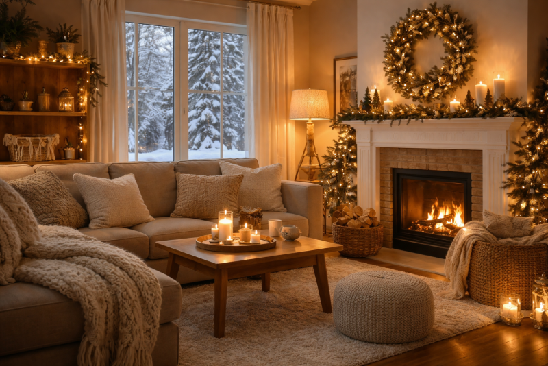 Jak pracować ze światłem zimą: gdzie dodać światło, aby dom był przytulniejszy (i nie wydawał się zimny)