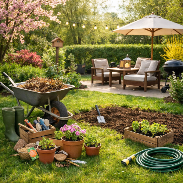 Checklist na początek sezonu: Co przygotować w ogrodzie podczas jednego weekendu