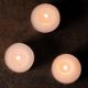 Białe świeczki tea light, bez zapachów, białe, 100 sztuk