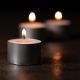 Białe świeczki tea light, bez zapachów, białe, 100 sztuk