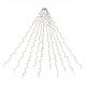Łańcuch świetlny w kształcie stożka, 280 LED, ciepła biała