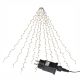 Łańcuch świetlny w kształcie stożka, 280 LED, ciepła biała