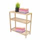 Bambusowy regał, 3 półki, 60 x 26 x 66 cm