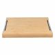 Deska bambusowa z miseczką ociekającą, 40 x 29 x 3,5cm
