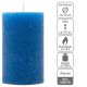 Zestaw świec rustykalnych, 11,5 cm, Ø 6,8 cm, niebieskie 6