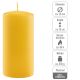 Zestaw świec słupkowych, 15 cm, Ø 7,5 cm, żółty, 2 sztuki.