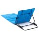Regulowana podkładka plażowa z oparciem, niebieska, 2 sztuki