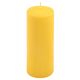 Zestaw świec słupkowych, 20 cm, Ø 7,5 cm, żółty, 2 sztuki.