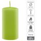Zestaw świec słupkowych 11,5 cm, Ø 6 cm jasnozielony, 12 szt