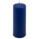 Zestaw świec słupkowych, 20 cm, Ø 7,5 cm, niebieski, 2 szt
