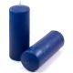Zestaw świec słupkowych, 20 cm, Ø 7,5 cm, niebieski, 2 szt
