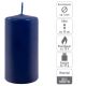 Zestaw świec filarowych, 10 cm, Ø 5 cm, niebieskie, 16 szt.