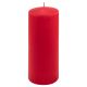 Zestaw słupkowych świec, 25 cm, Ø 10 cm, czerwony, 2 sztuki.