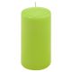 Zestaw świec słupkowych, 15 cm, Ø 7,5 cm, jasnozielony, 4szt