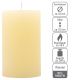Zestaw świec rustykalnych, 11,5 cm, Ø 6,8 cm, kremowy, 12 sz