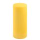 Zestaw świec filarowych, 25 cm, Ø 10 cm, żółte, 2 szt.