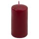 Zestaw świeczek słupkowych, 11,5 cm, Ø 6 cm, bordowe 6szt