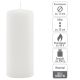 Zestaw świec słupkowych, 20 cm, Ø 7,5 cm, biały, 2 szt.