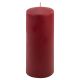 Zestaw świec filarowych, 25 cm, Ø 10 cm, bordowe, 4 szt.