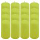 Zestaw świec filarowych, 10 cm, Ø 5 cm, jasnozielone, 16 szt