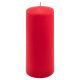 Zestaw świec słupkowych, 20 cm, Ø 7,5 cm, czerwony, 6 sztuk.