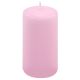 Zestaw świec filarowych, 11,5 cm, Ø 6 cm, różowe, 6 szt.