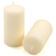 Zestaw świec filarowych, 11,5 cm, Ø 6 cm, kremowe, 18 szt.
