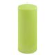 Zestaw słupkowych świec, 25 cm, Ø 10 cm, jasnozielony, 4 szt