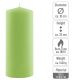 Zestaw słupkowych świec, 25 cm, Ø 10 cm, jasnozielony, 4 szt