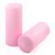 Zestaw słupkowych świec, 25 cm, Ø 10 cm, różowy, 2 sztuki.