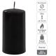 Zestaw świec słupkowych, 11,5 cm, Ø 6 cm, czarny, 12 sztuk.