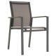 Zestaw krzeseł ogrodowych, szary, 2szt