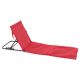 Regulowana podkładka plażowa z oparciem, czerwona, 2 sztuki