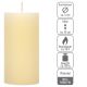 Zestaw świec rustykalnych, 10 cm, Ø 5 cm, kremowy, 16 szt.