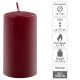 Zestaw świec słupkowych, 11,5 cm, Ø 6 cm, bordowy, 12 szt