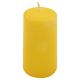 Zestaw świec filarowych, 10 cm, Ø 5 cm, żółte, 8 szt.