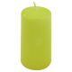 Zestaw świec filarowych, 10 cm, Ø 5 cm, jasnozielone, 8 szt.
