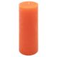 Zestaw świec rustykalnych, 20 cm, Ø 7,5 cm, pomarańczowy, 2