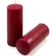 Zestaw świec słupkowych 20 cm Ø 7,5 cm, bordowy, 2 szt.