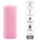 Zestaw świec słupkowych, 20 cm, Ø 7,5 cm, różowy, 4 szt