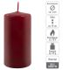 Zestaw świec filarowych, 10 cm, Ø 5 cm, bordowy, 24 szt.