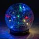 Oświetlenie solarne kula szklana 10 LED, wielokolorowe, 11cm