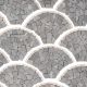 Mozaika z kamienia naturalnego, wachlarz, szary,  0,98 m2
