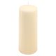 Zestaw świec słupkowych, 20 cm, Ø 7,5 cm, kremowy, 4 sztuki.