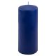 Zestaw słupkowych świec, 25 cm, Ø 10 cm, niebieski, 2 sztuki