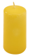 Żółte świece słupkowe 5x10 cm, 16 sztuk, długi czas palenia