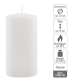Biała świeca parafinowa 15 cm, czas palenia 65 godzin, 6 szt