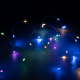 Łańcuch świetlny LED 3x40 LED, kolorowy, z timerem