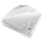 Plandeka PVC biała 4x8 m 650g wodoodporna UV ochrona