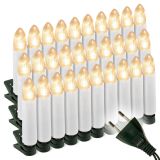 Świąteczne świece z 30 LED diodami